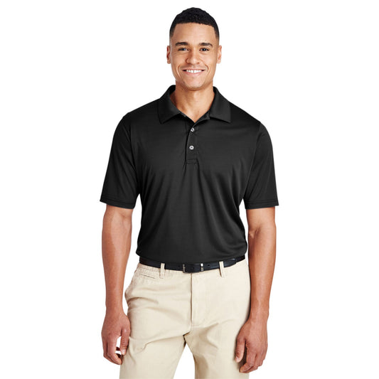 Black Polo Shirt - Team 365 - Performance Fabric