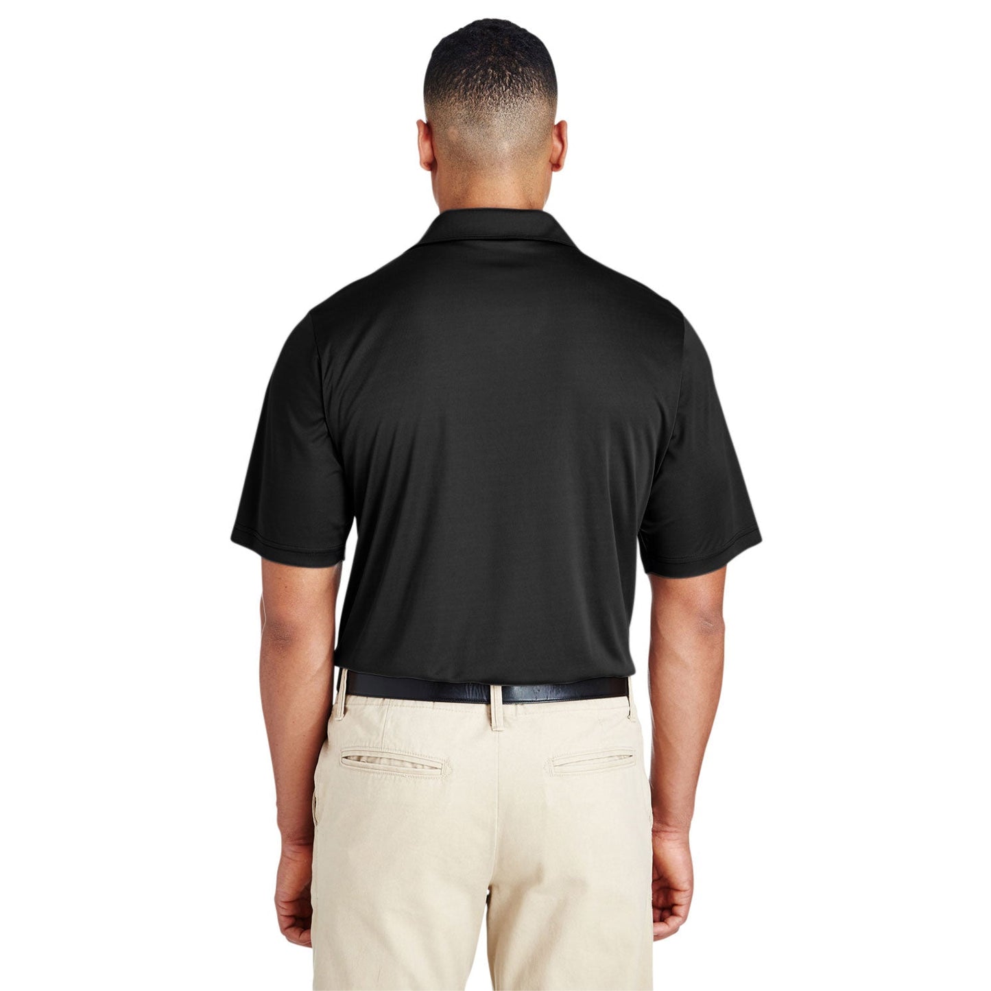 Black Polo Shirt - Team 365 - Performance Fabric
