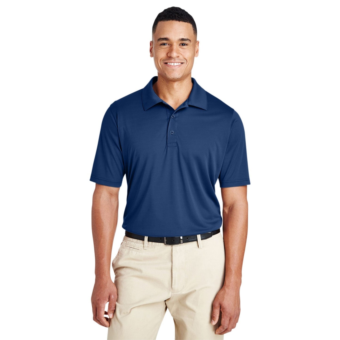 Black Polo Shirt - Team 365 - Performance Fabric