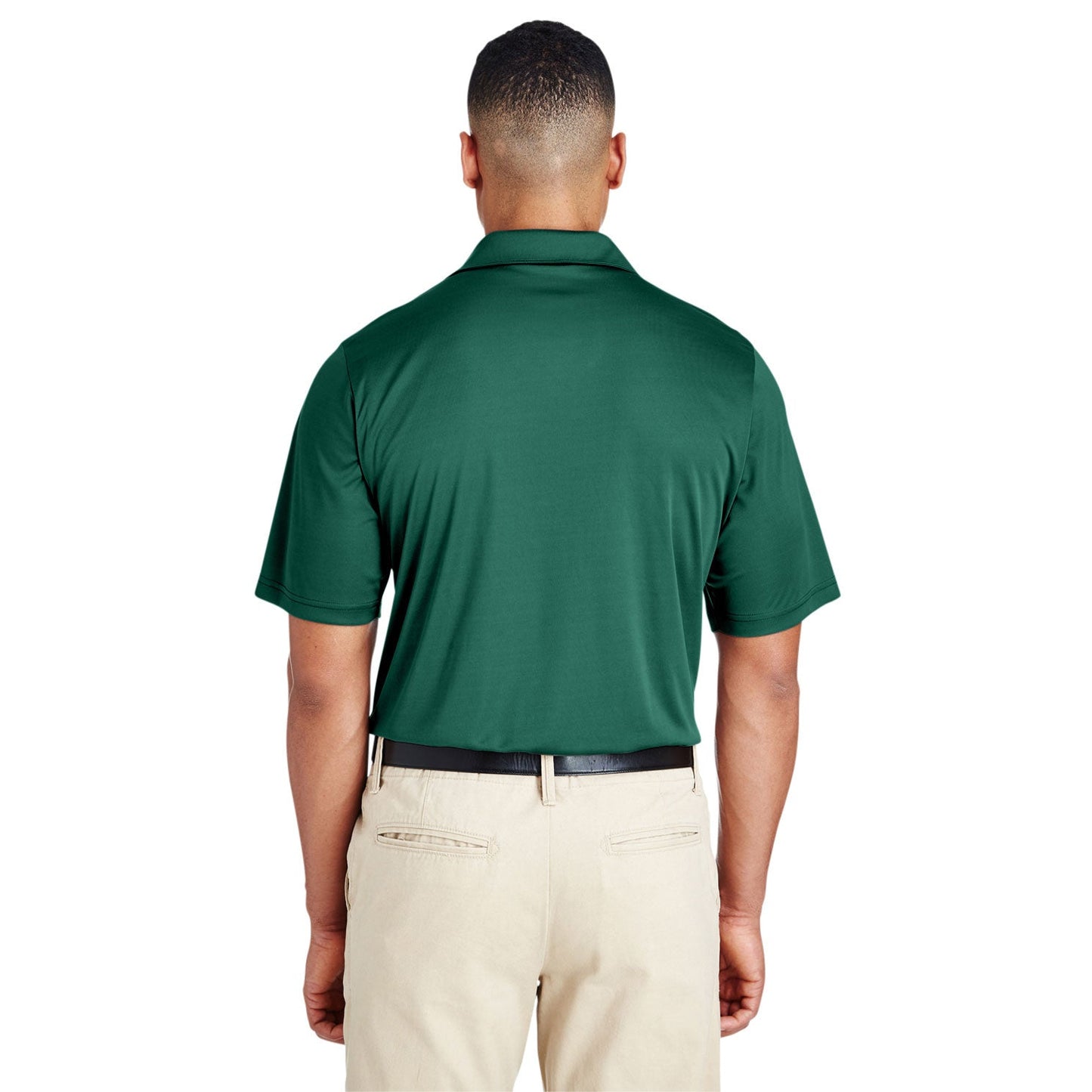 Black Polo Shirt - Team 365 - Performance Fabric