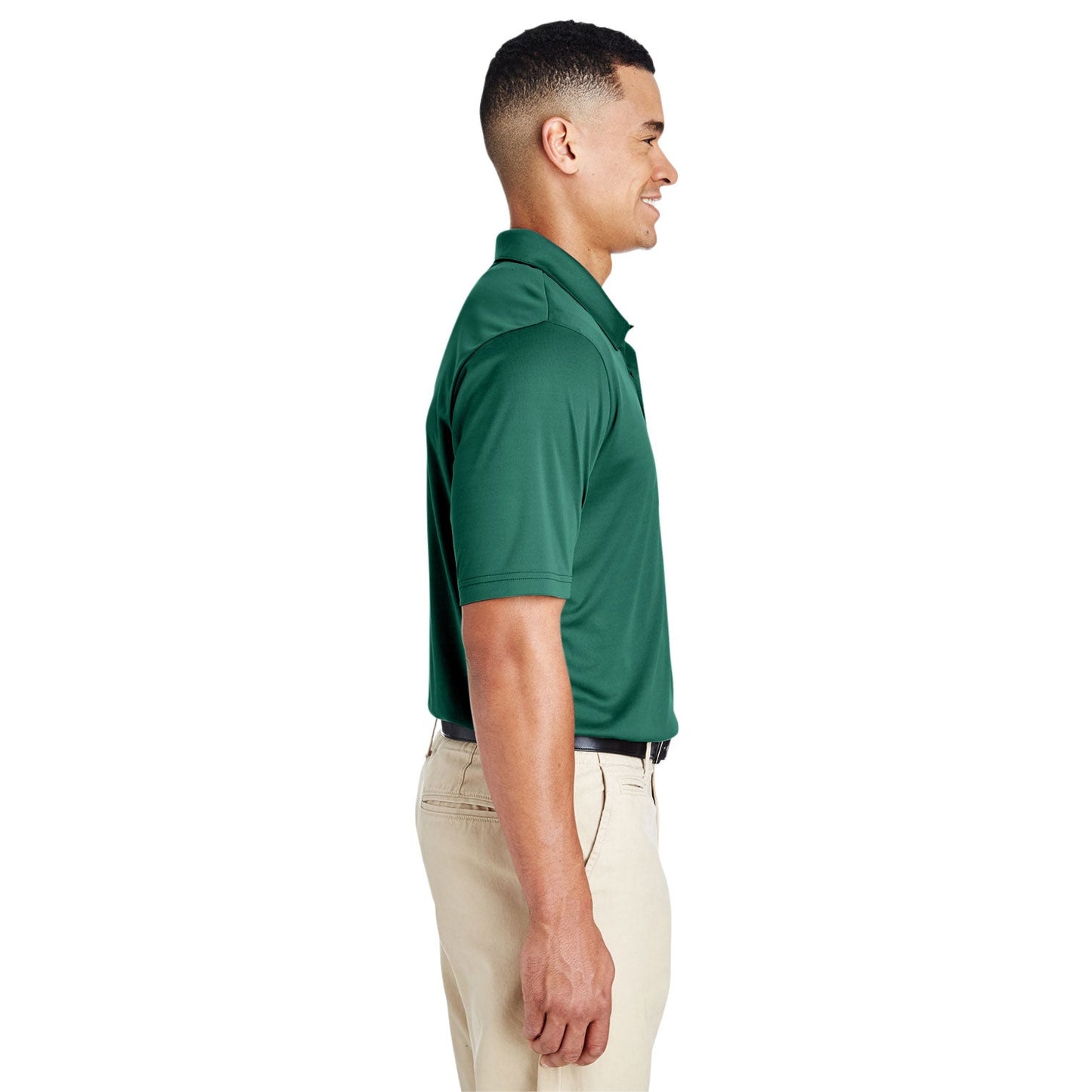 Black Polo Shirt - Team 365 - Performance Fabric