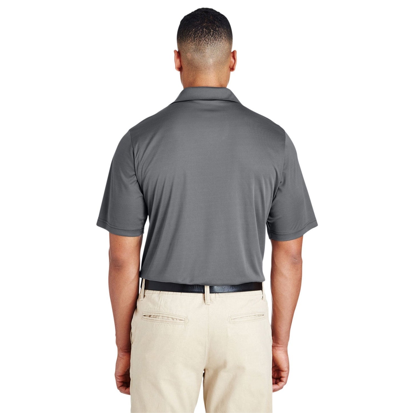 Black Polo Shirt - Team 365 - Performance Fabric