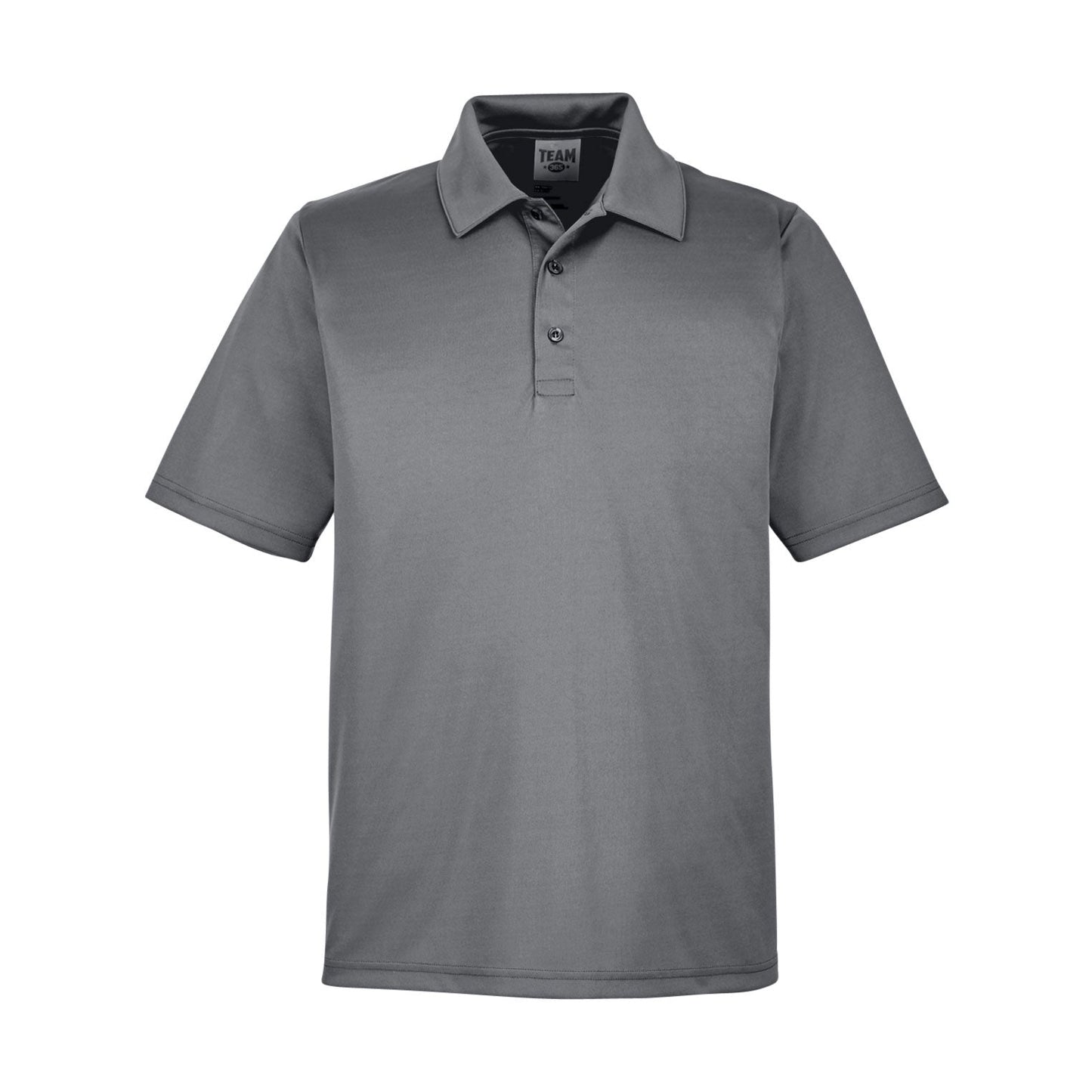 Black Polo Shirt - Team 365 - Performance Fabric