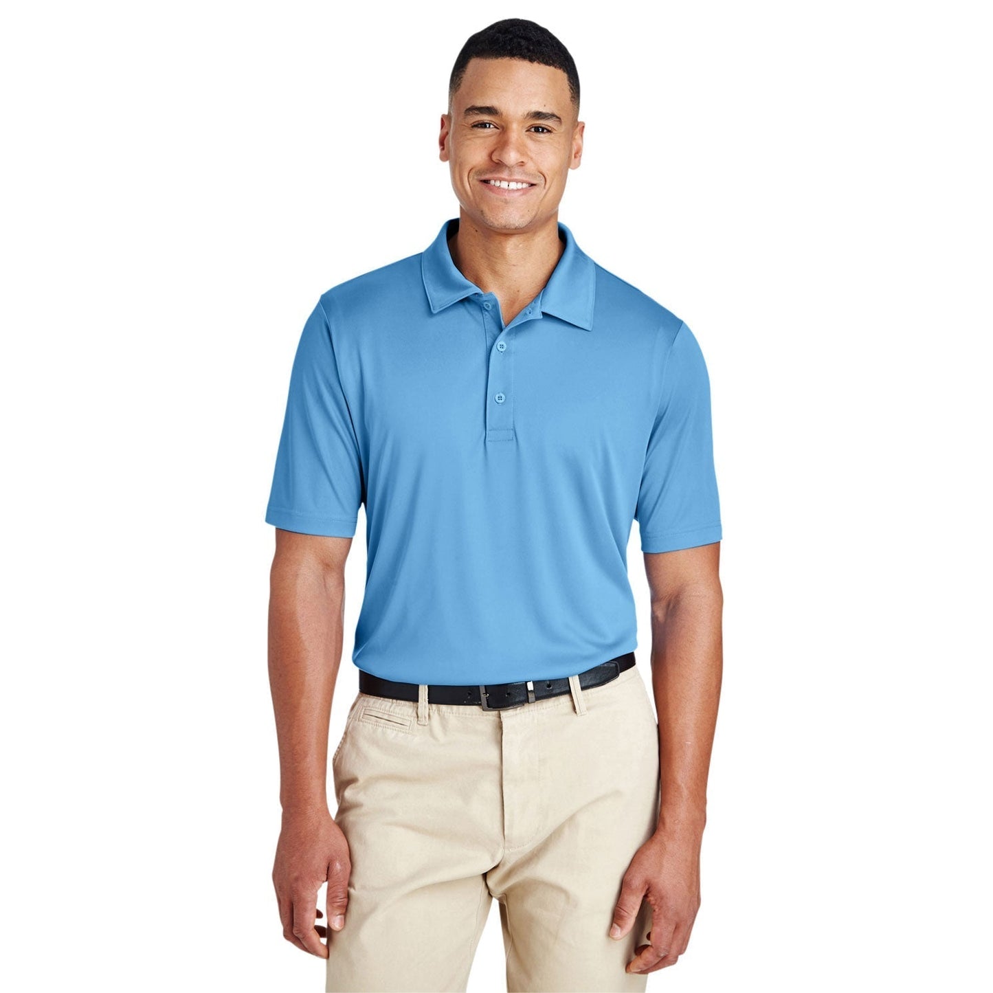 Black Polo Shirt - Team 365 - Performance Fabric