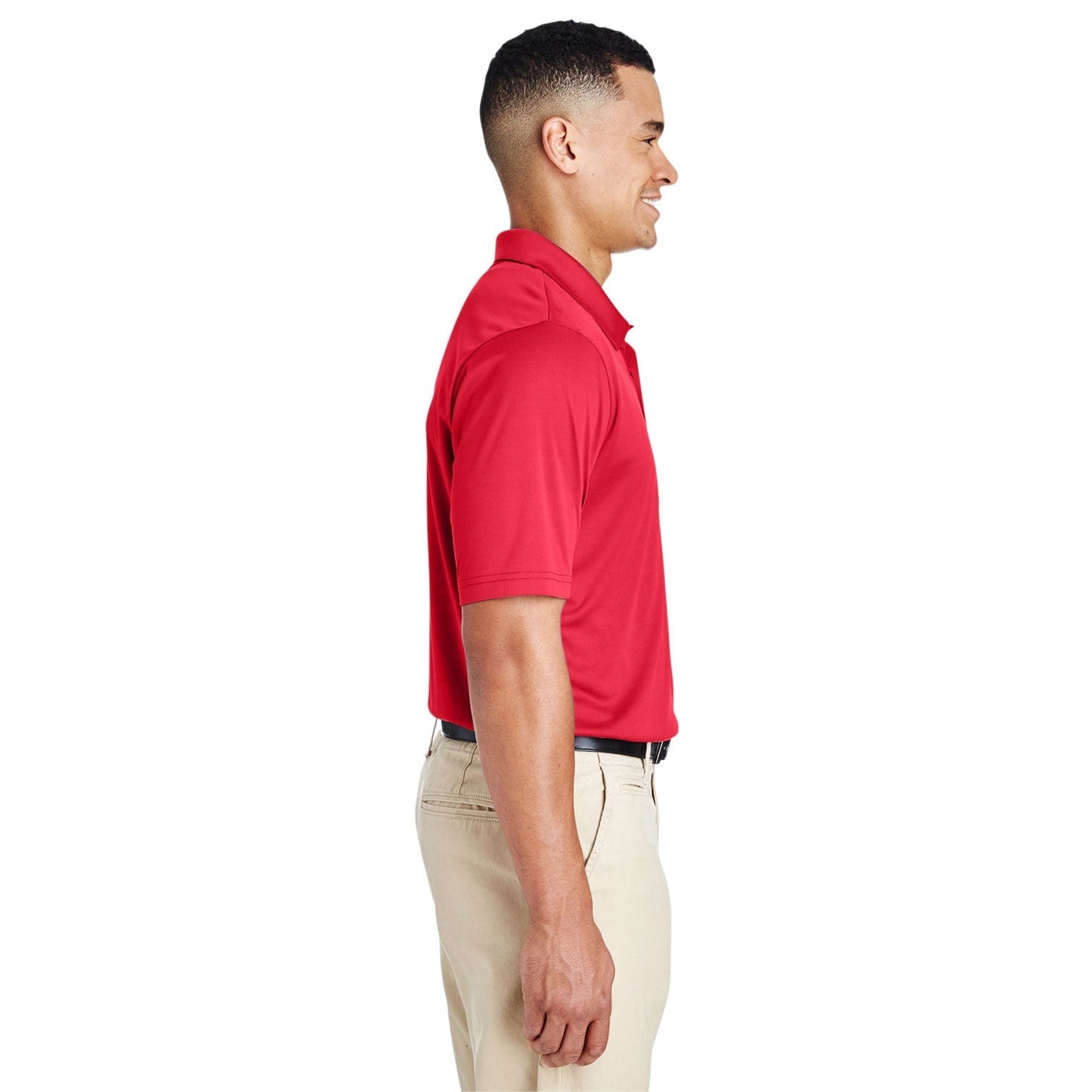 Black Polo Shirt - Team 365 - Performance Fabric