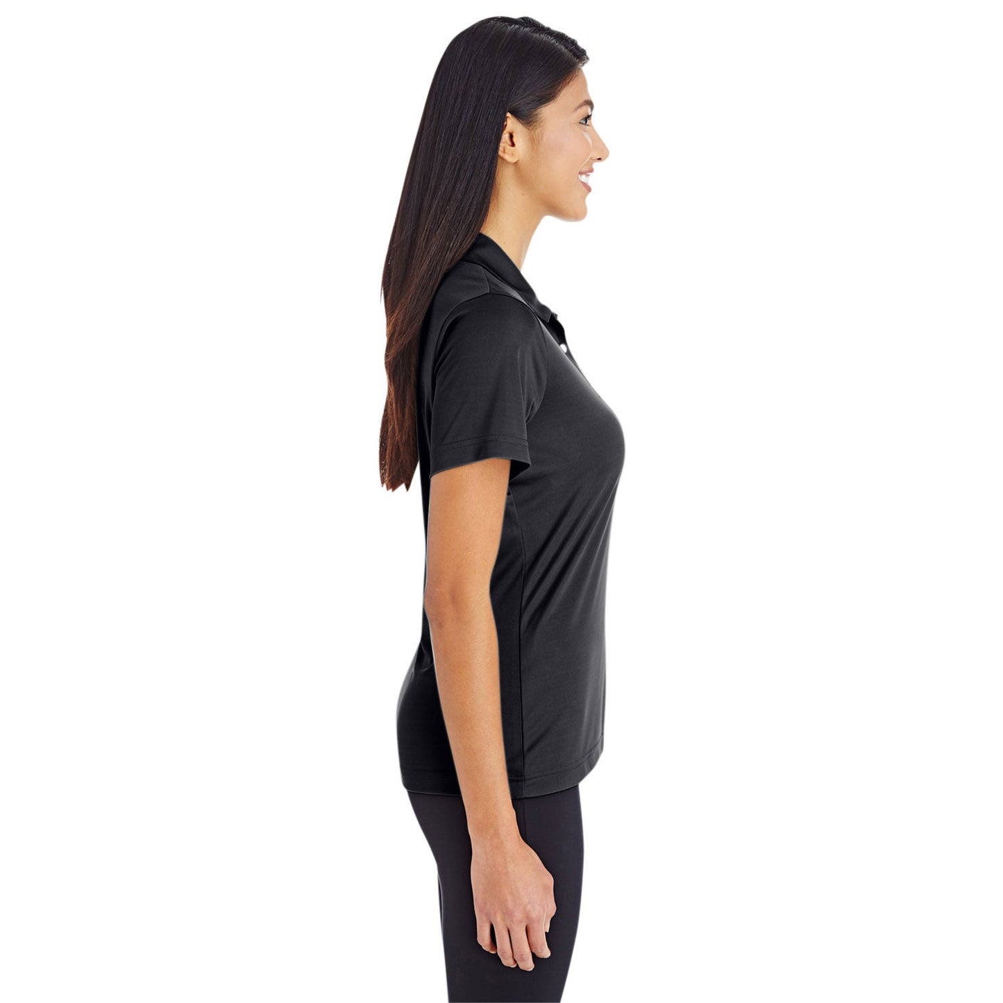 Black Performance Polo - Team 365 - Moisture-Wicking