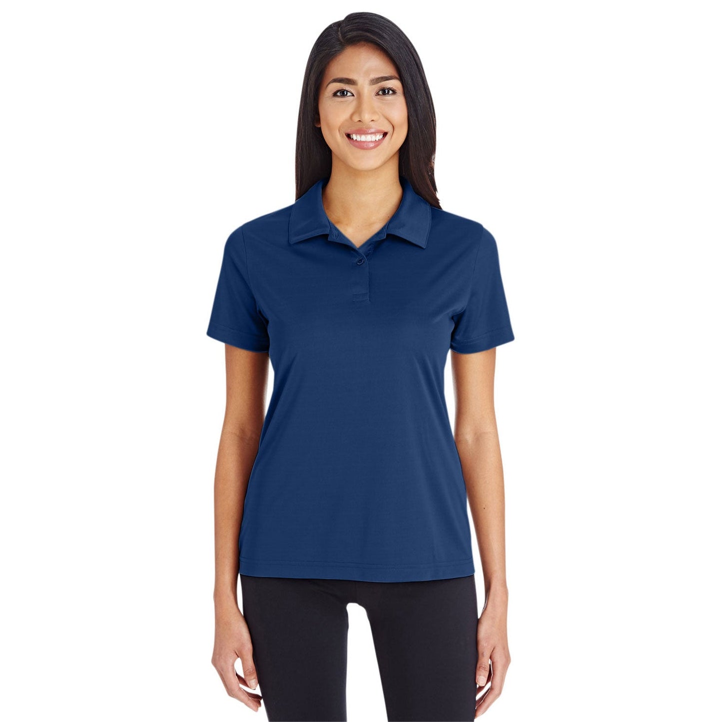 Black Performance Polo - Team 365 - Moisture-Wicking