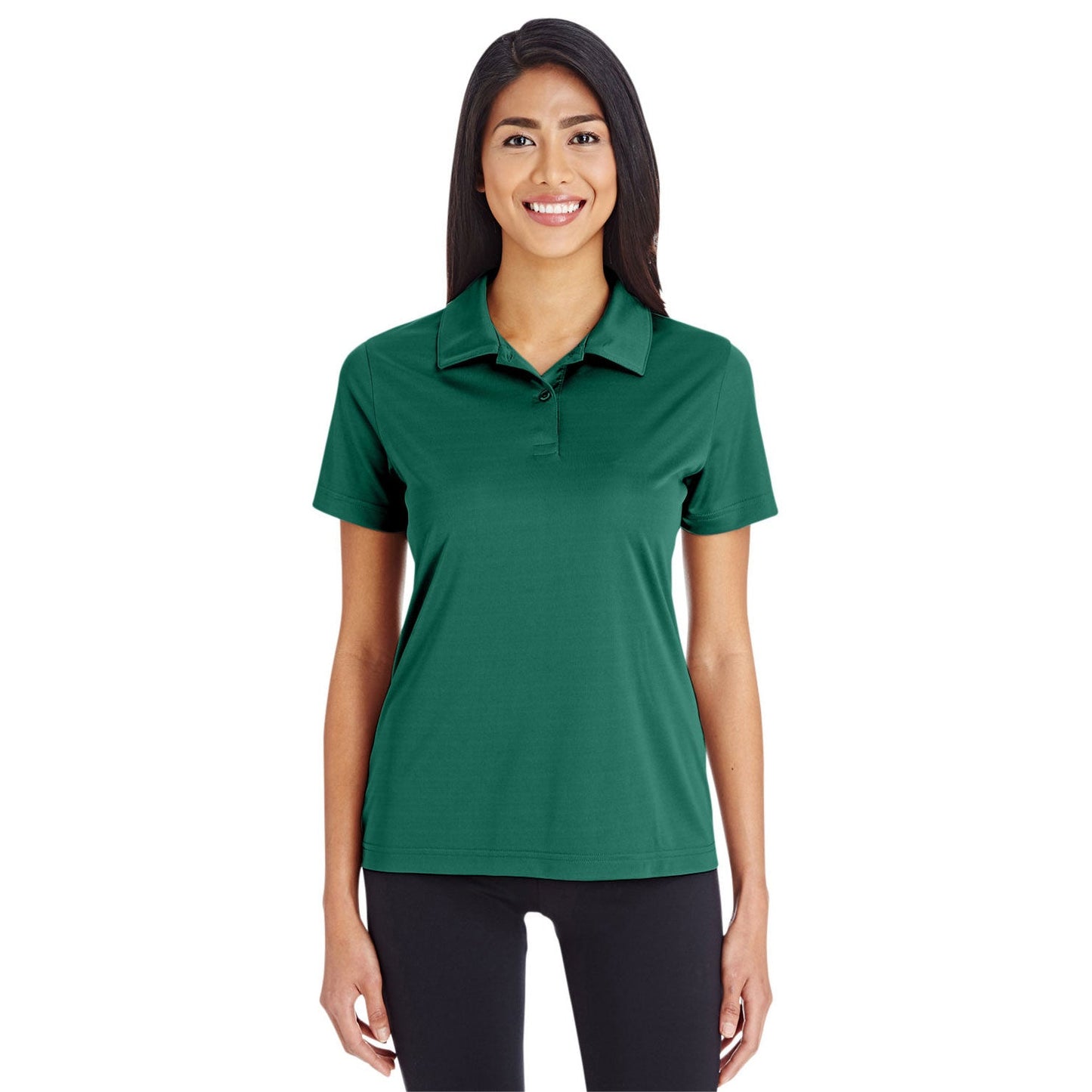 Black Performance Polo - Team 365 - Moisture-Wicking