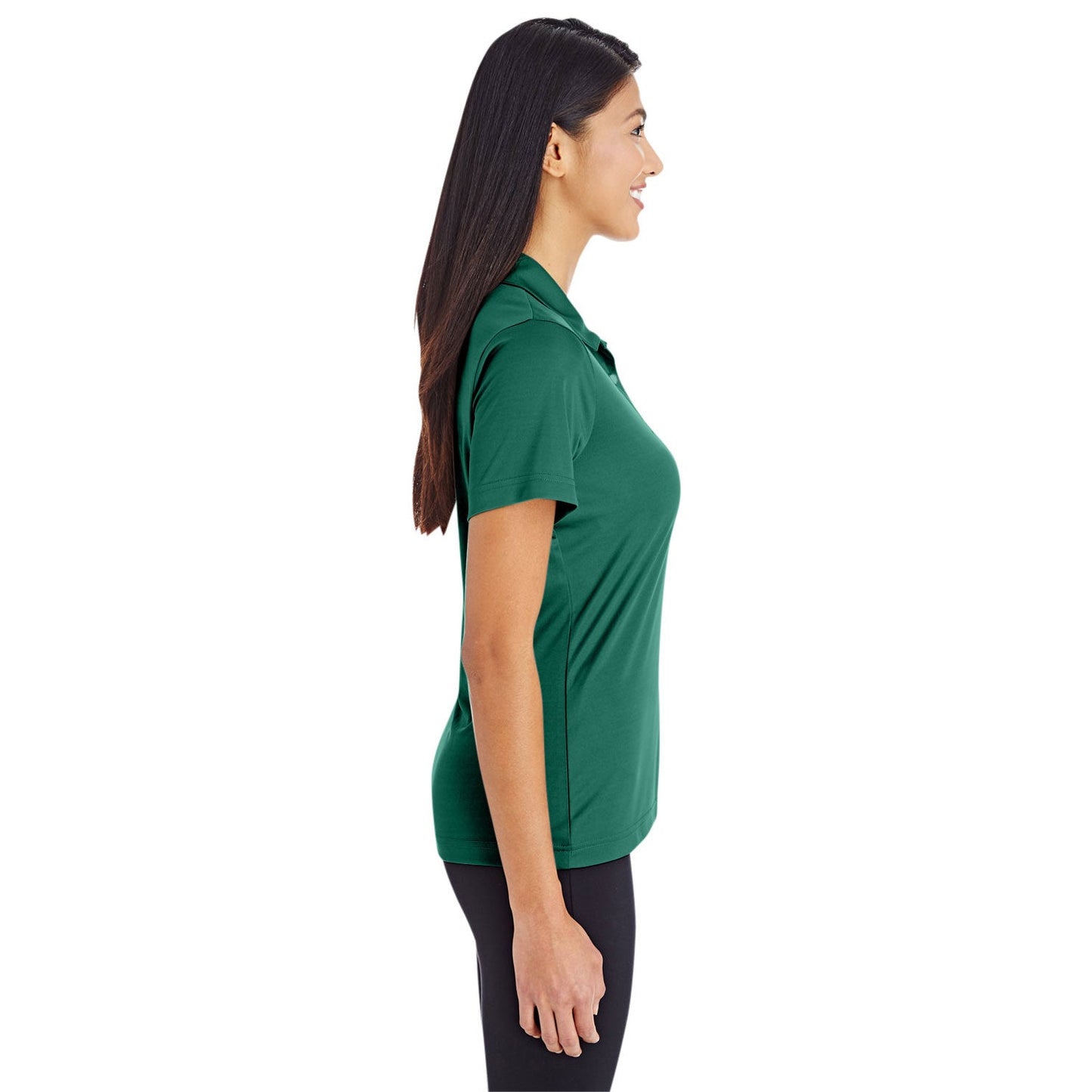 Black Performance Polo - Team 365 - Moisture-Wicking