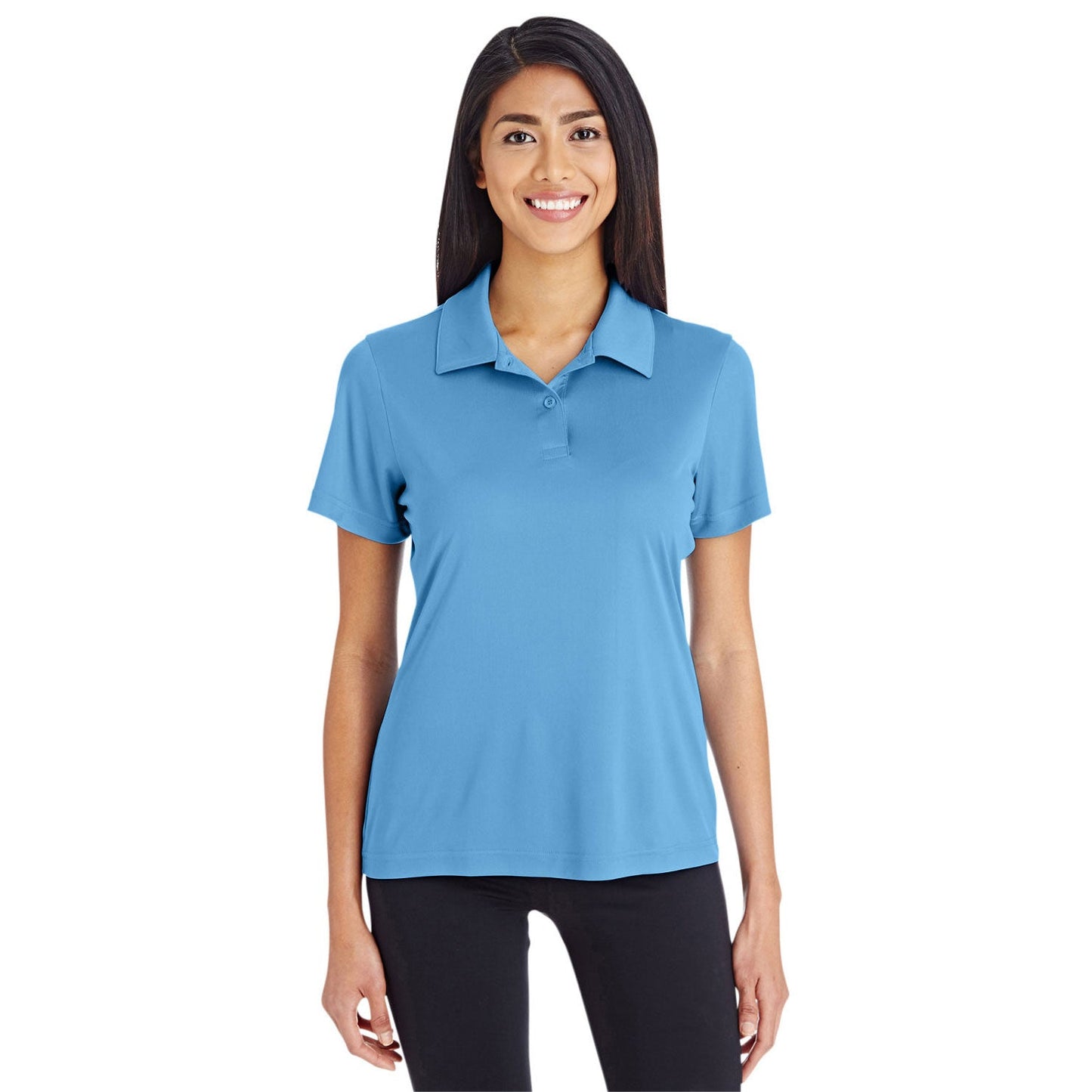 Black Performance Polo - Team 365 - Moisture-Wicking