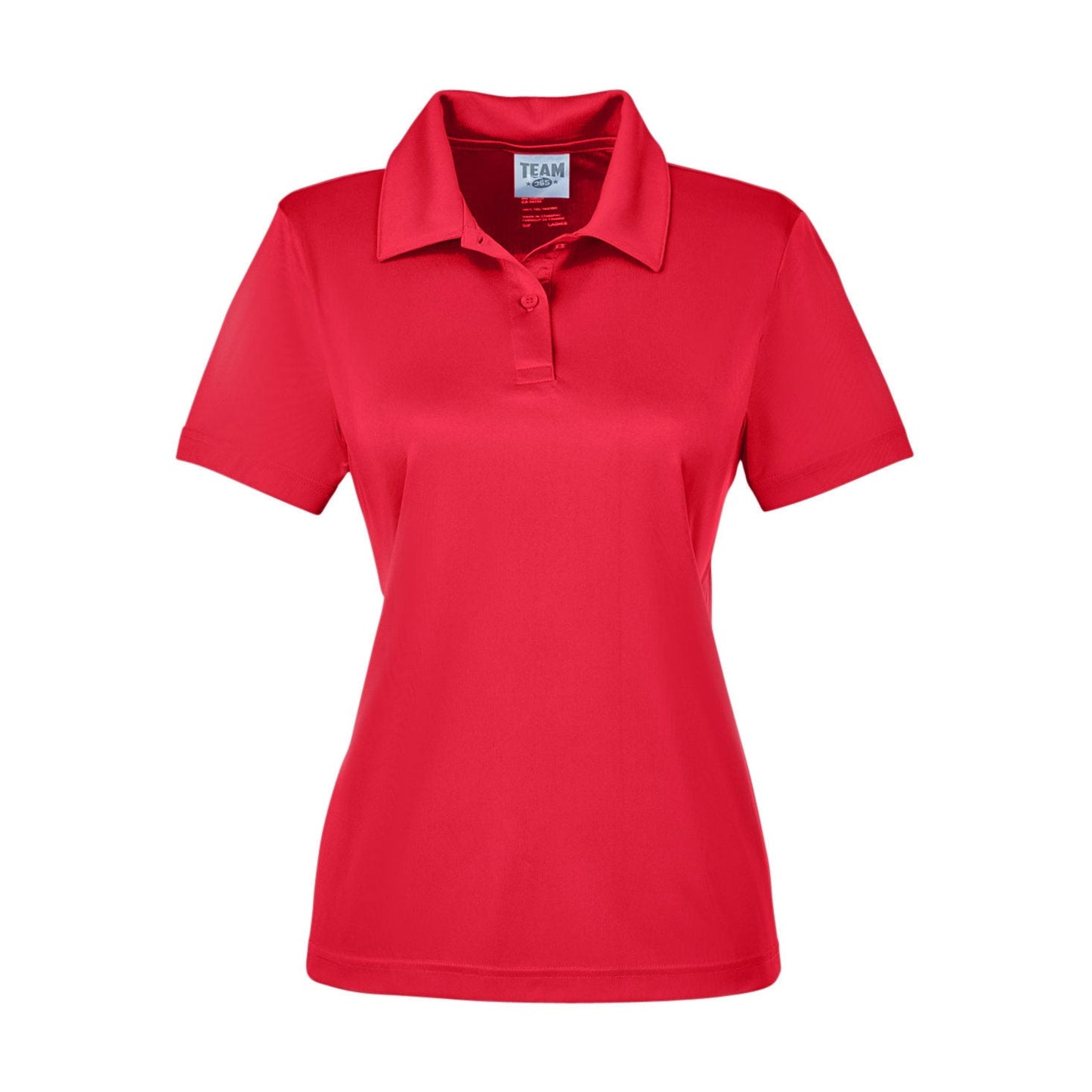 Black Performance Polo - Team 365 - Moisture-Wicking