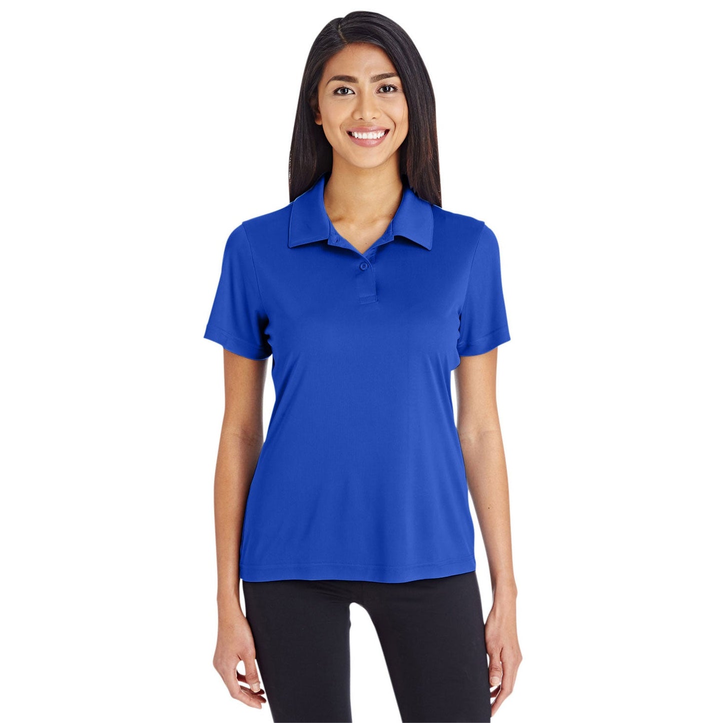 Black Performance Polo - Team 365 - Moisture-Wicking