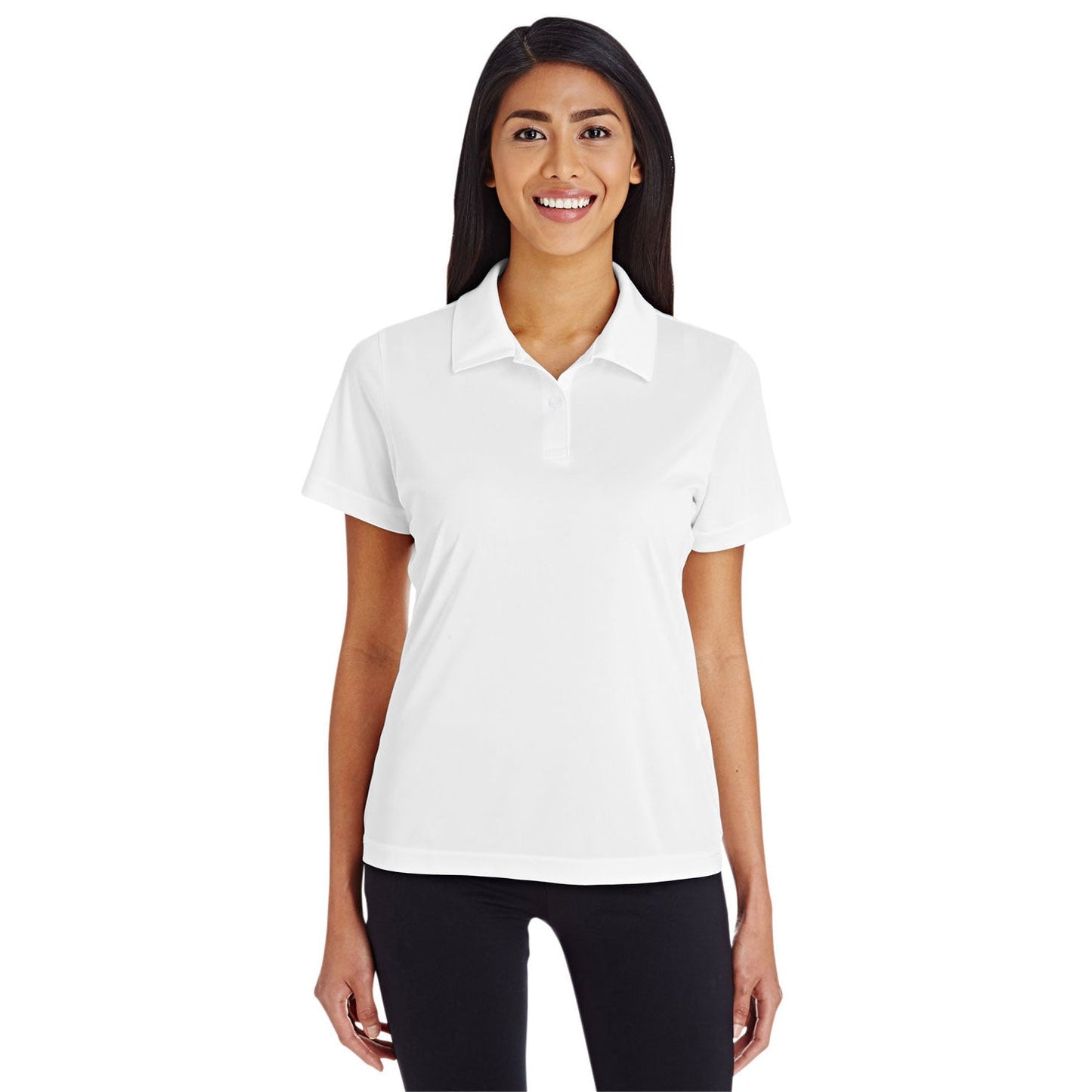 Black Performance Polo - Team 365 - Moisture-Wicking