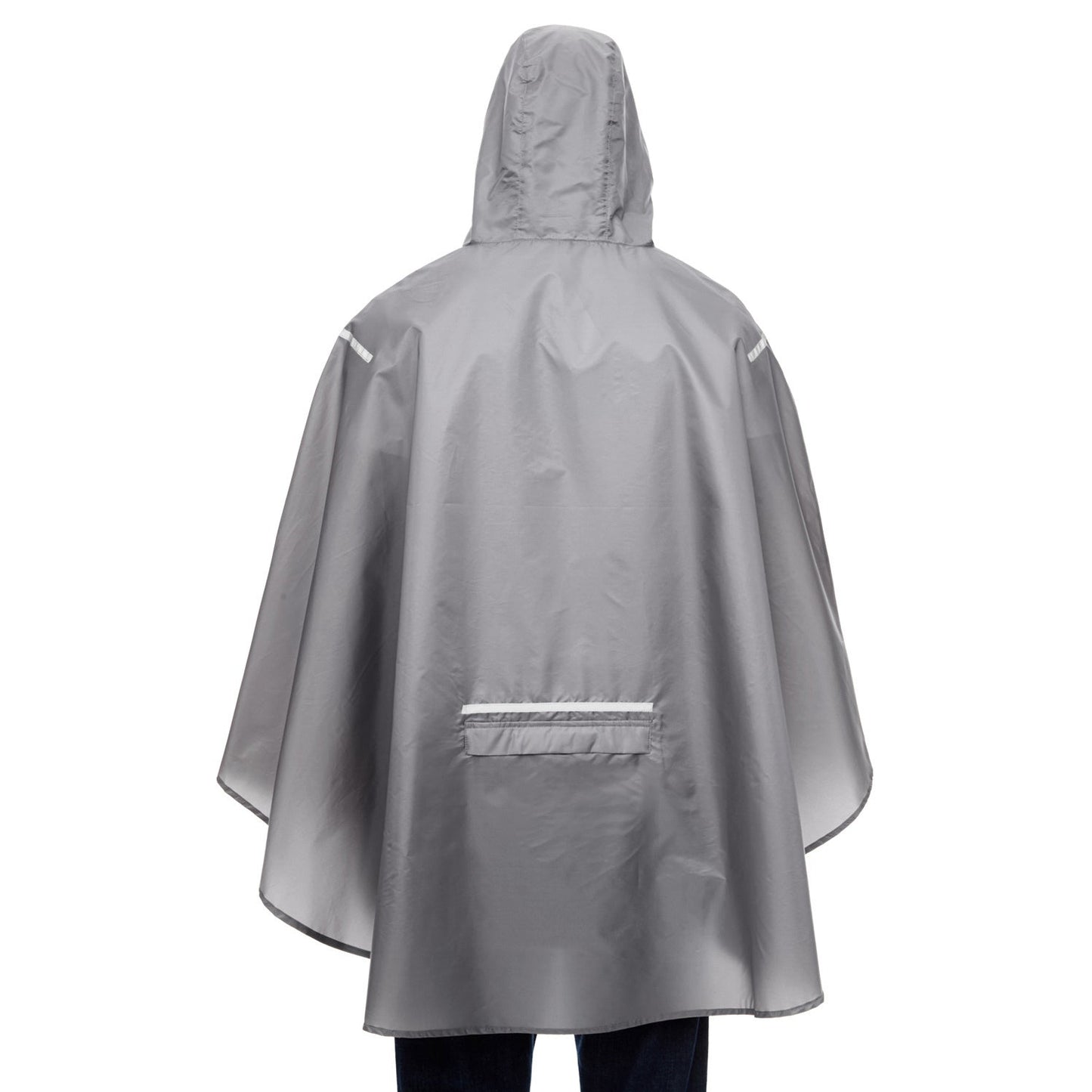 Black Ponchos - Team 365 - Packable Waterproof Design
