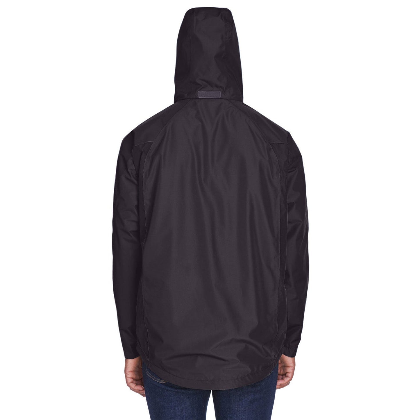 Black Waterproof Jacket - Team 365 - Durable Design