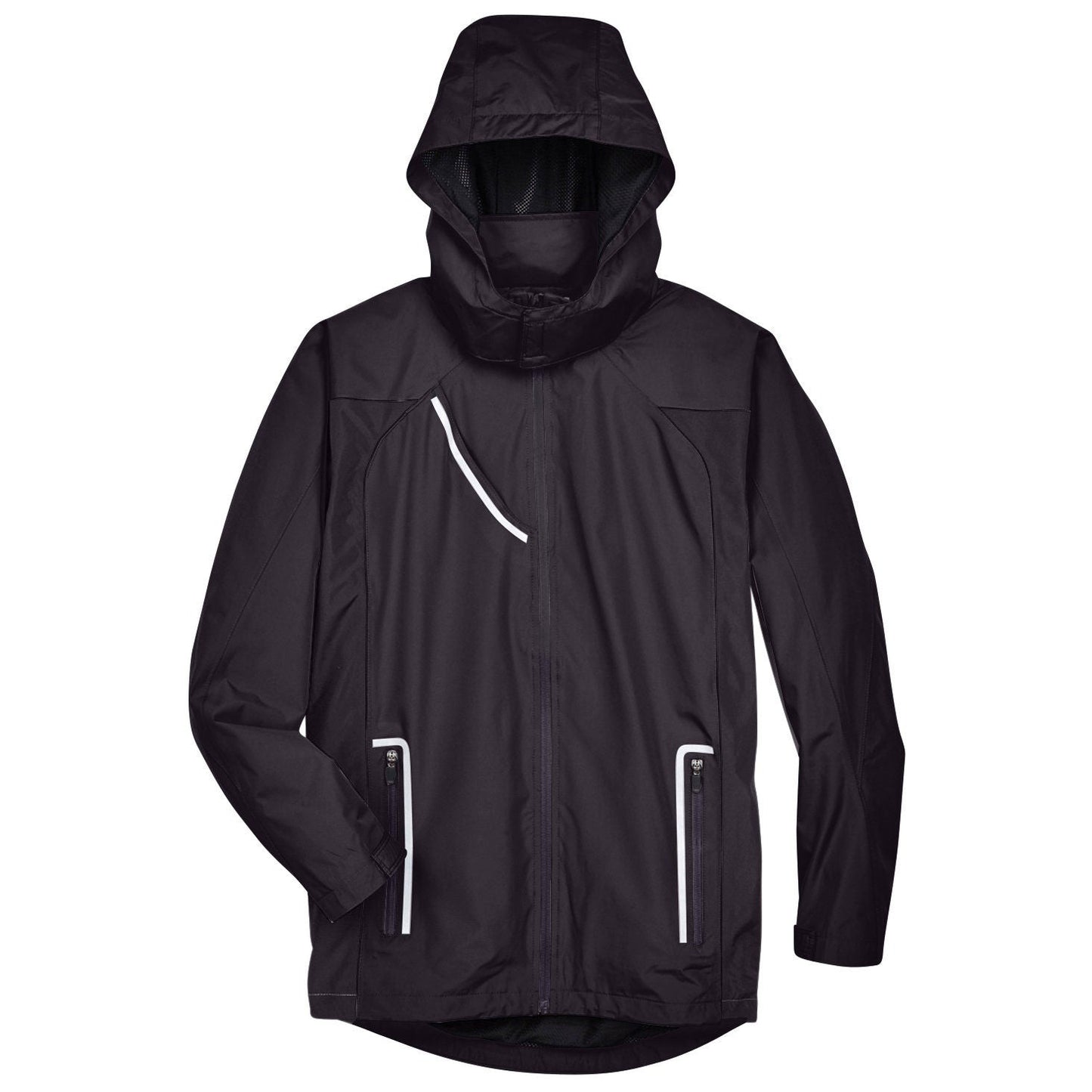 Black Waterproof Jacket - Team 365 - Durable Design