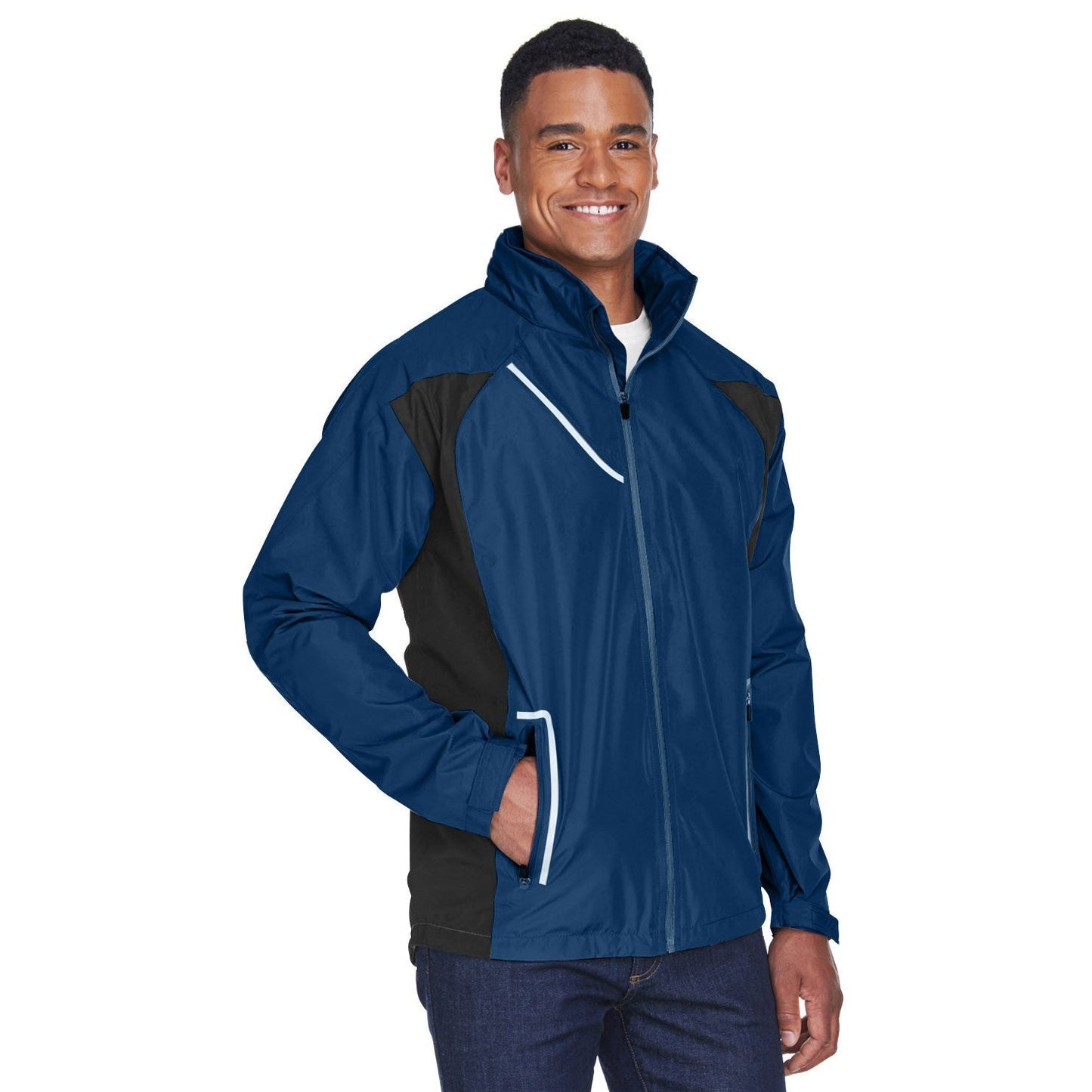 Black Waterproof Jacket - Team 365 - Durable Design