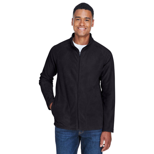 Black Microfleece Jacket - Team 365 - Warm Comfort