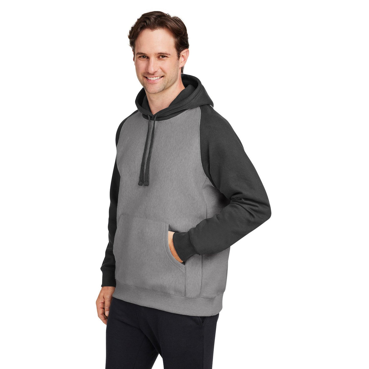 Athletic Heather Sweatshirt - Team 365 - Heavyweight Fleece