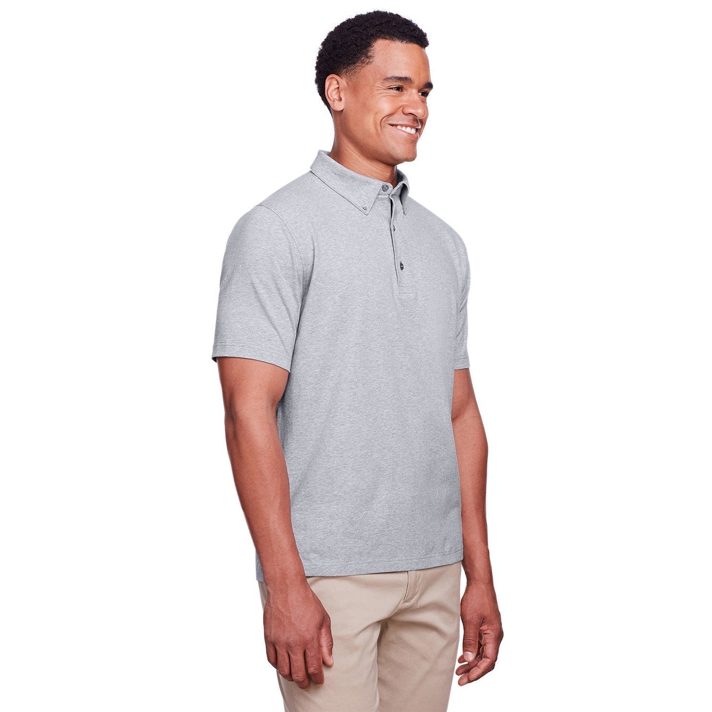 Black Polo Shirt - UltraClub - Stretch Cotton Performance