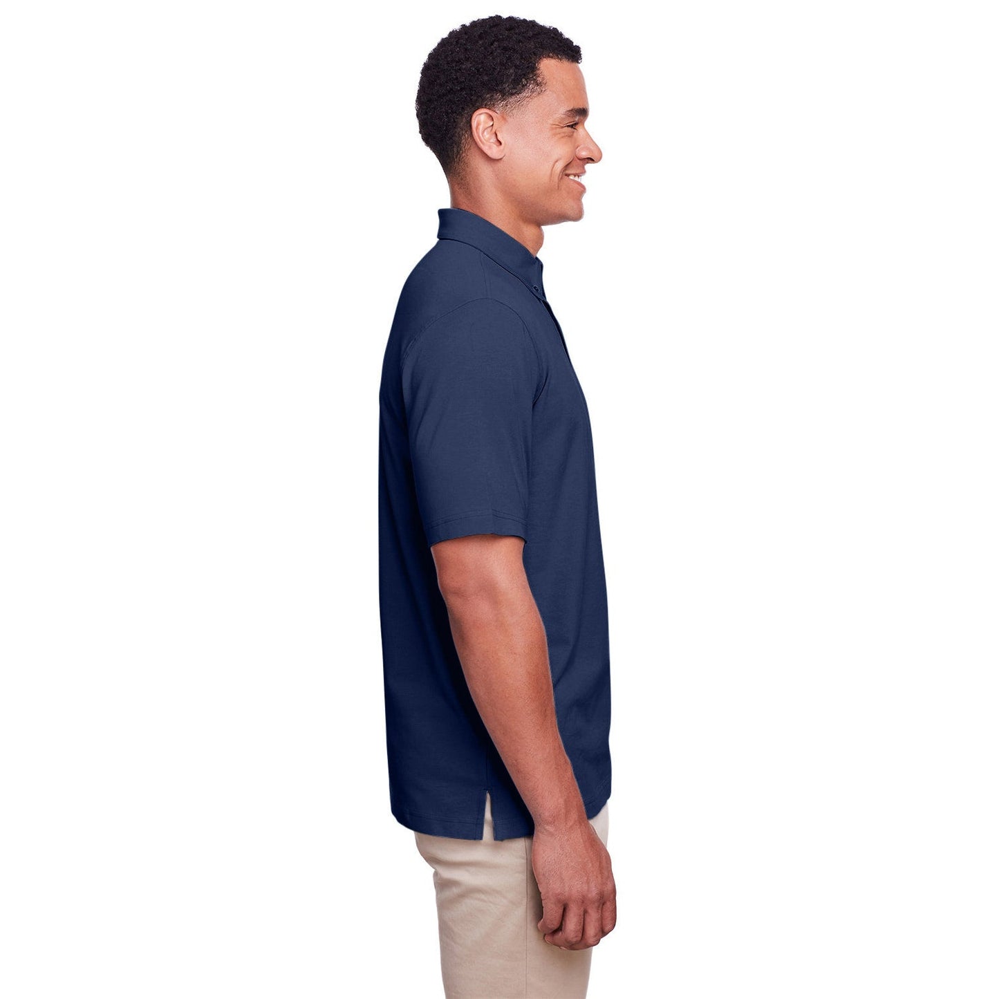 Black Polo Shirt - UltraClub - Stretch Cotton Performance
