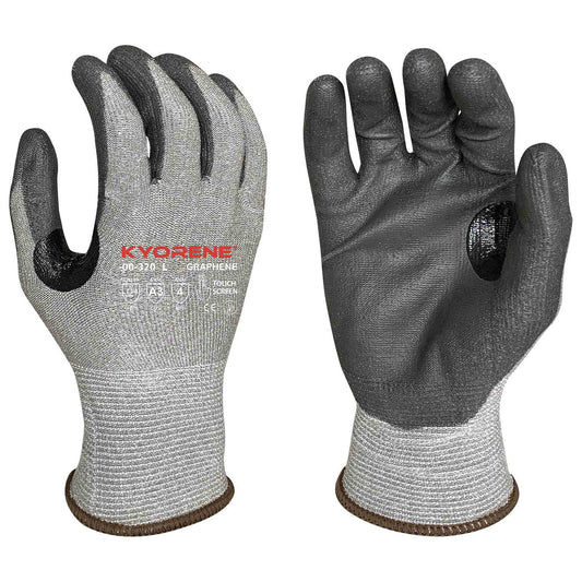 Gray Durable String Knit Gloves - Armor Guys - A3 Coated