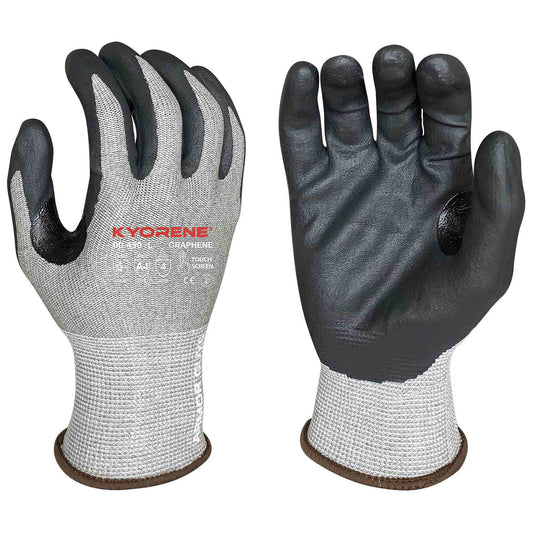 Gray Knit Gloves - Armor Guys - Microfoam Nitrile