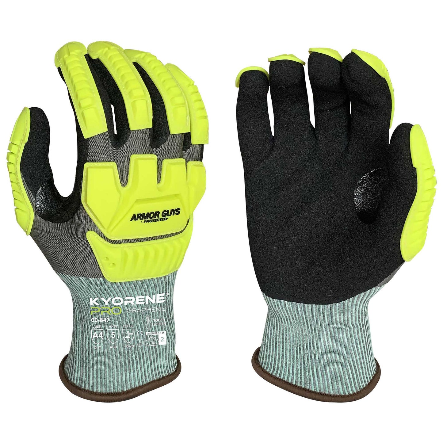 TPV Protection String Knit Gloves - Armor Guys - Durable Fit