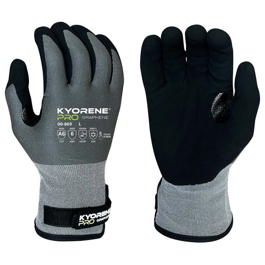 Gray/Yellow String Knit Gloves - Armor Guys - Durable Design