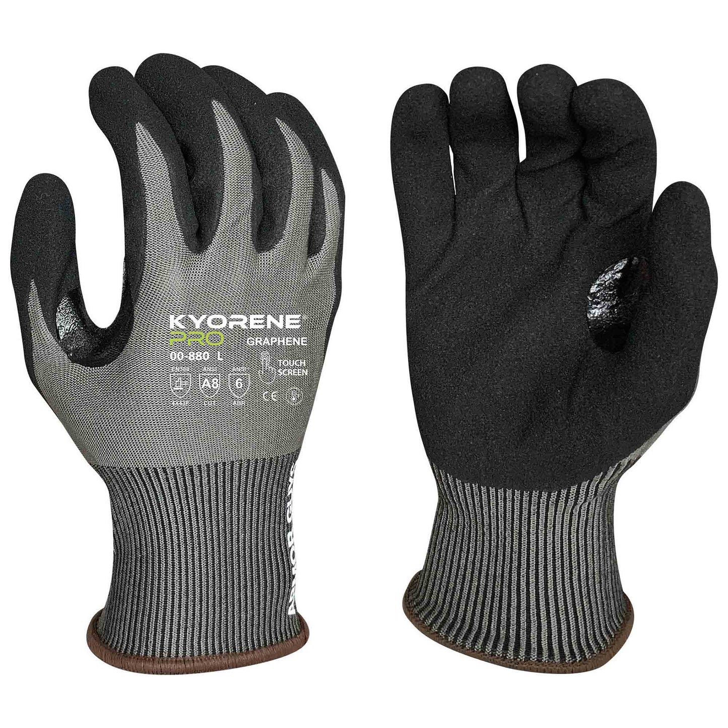 Gray String Knit Gloves - Armor Guys - Durable Design
