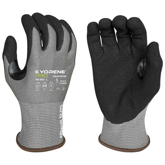 Gray Knit Gloves - Armor Guys - Touchscreen Friendly