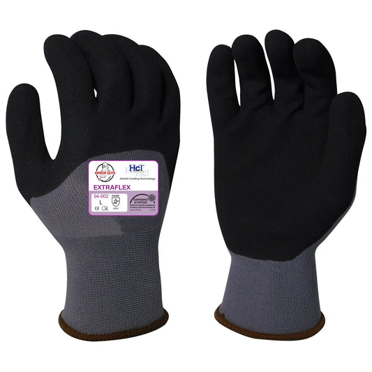 Gray Knit Gloves - Armor Guys - HCT MicroFoam Nitrile