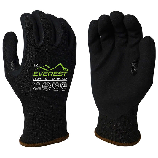 Black String Knit Gloves - Armor Guys - Durable Grip
