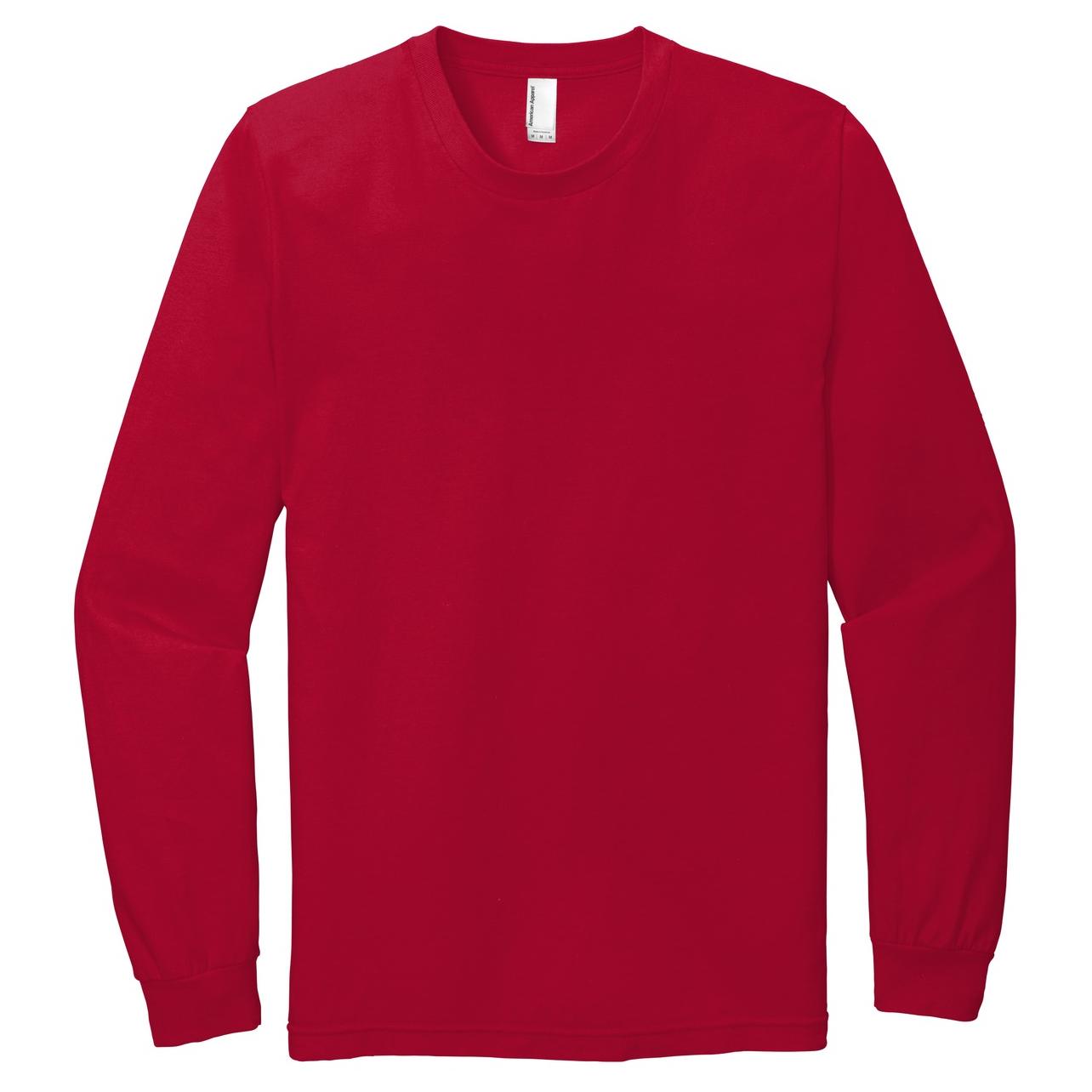 Black Long Sleeve T-Shirt - American Apparel - Soft Fabric