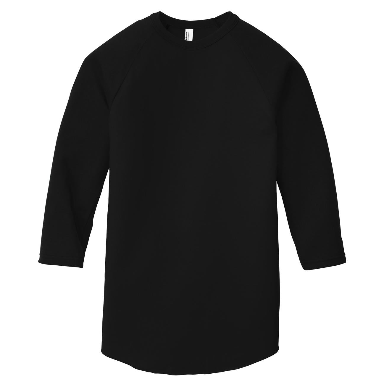 Black T-Shirts - American Apparel - Slim Fit
