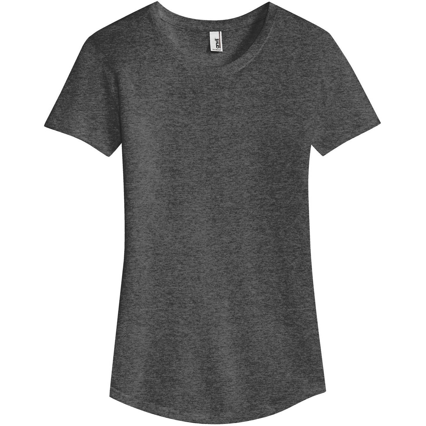 Heather Dark Grey T-Shirts - Anvil - Ladies Tee