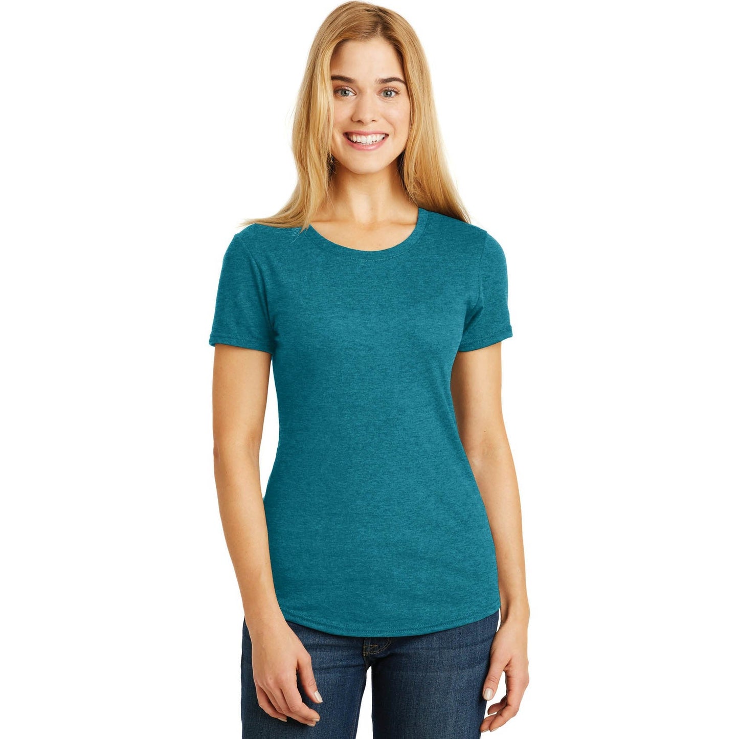 Heather Dark Grey T-Shirts - Anvil - Ladies Tee