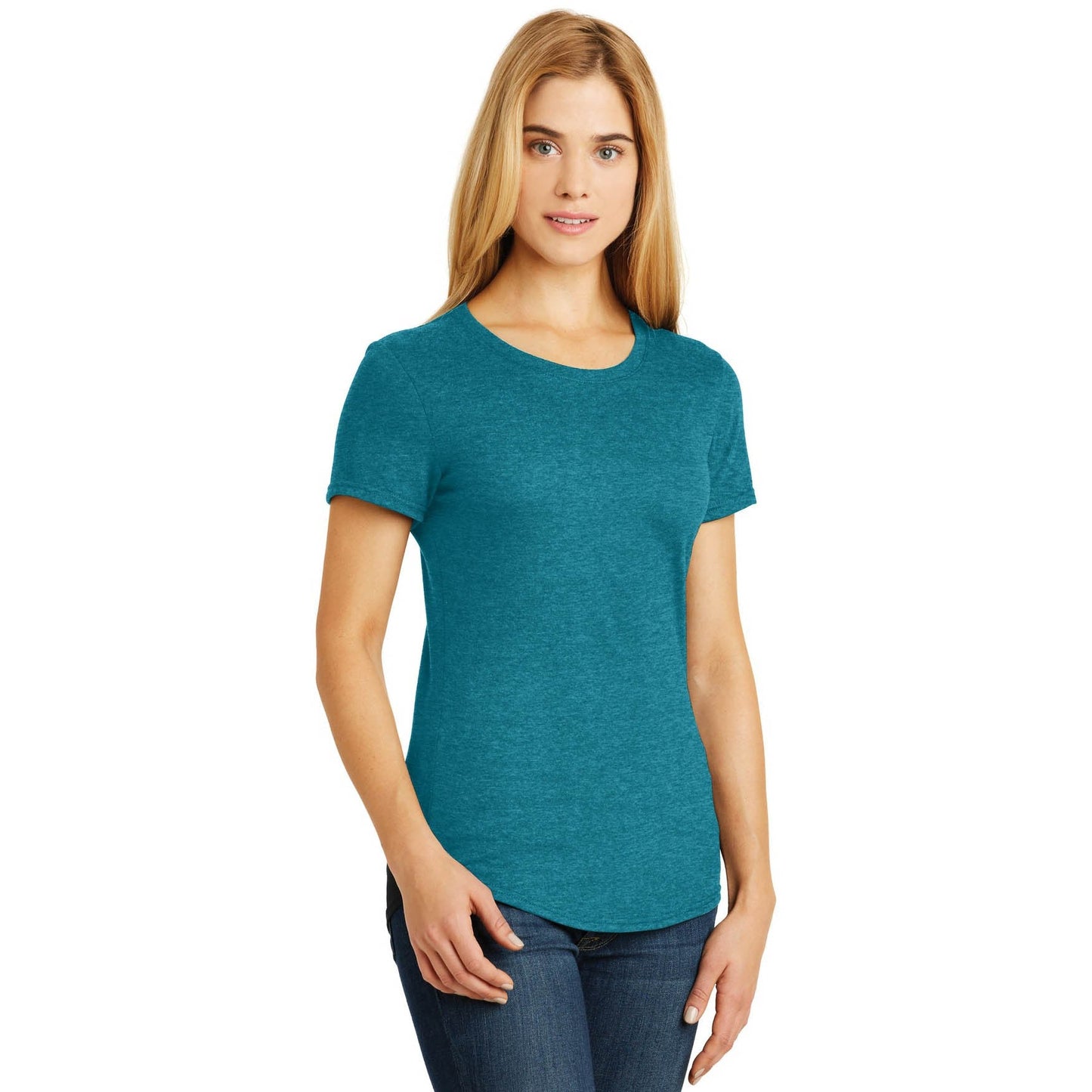 Heather Dark Grey T-Shirts - Anvil - Ladies Tee
