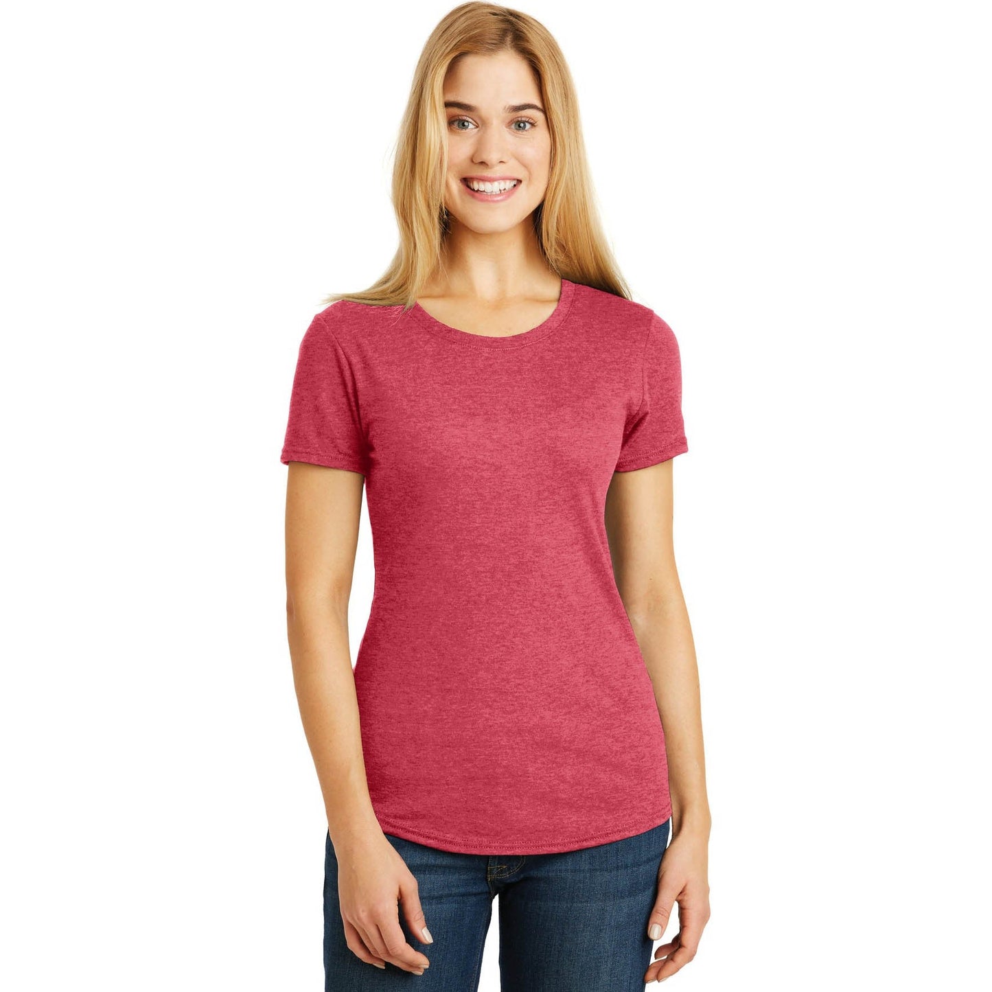 Heather Dark Grey T-Shirts - Anvil - Ladies Tee