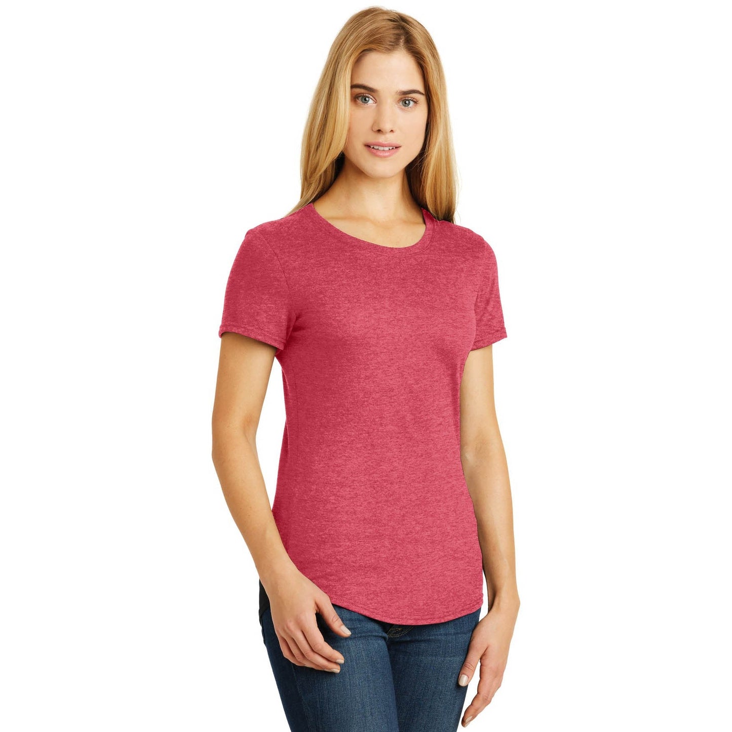 Heather Dark Grey T-Shirts - Anvil - Ladies Tee