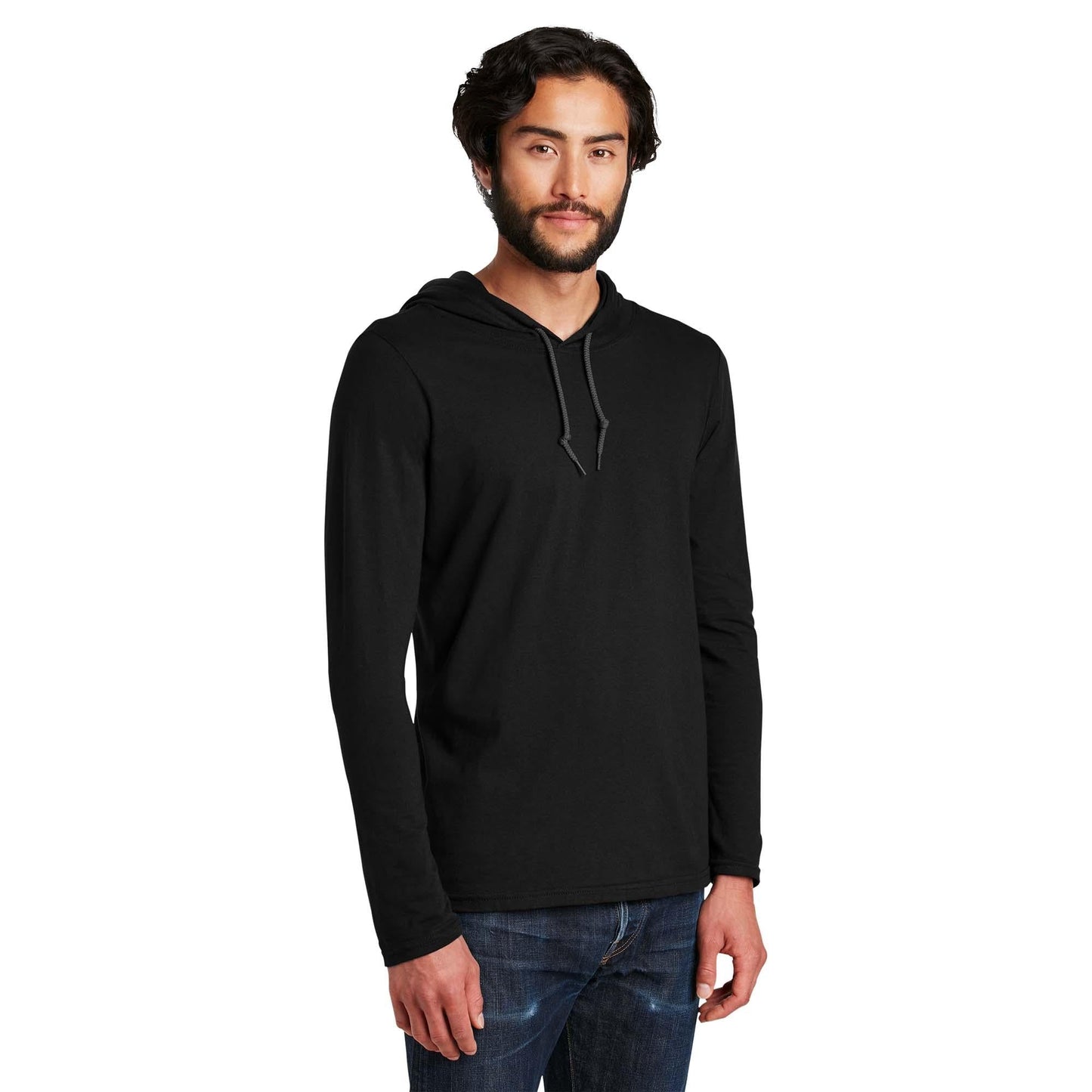Black/Dark Grey T-Shirts - Anvil - Comfy Cotton Blend