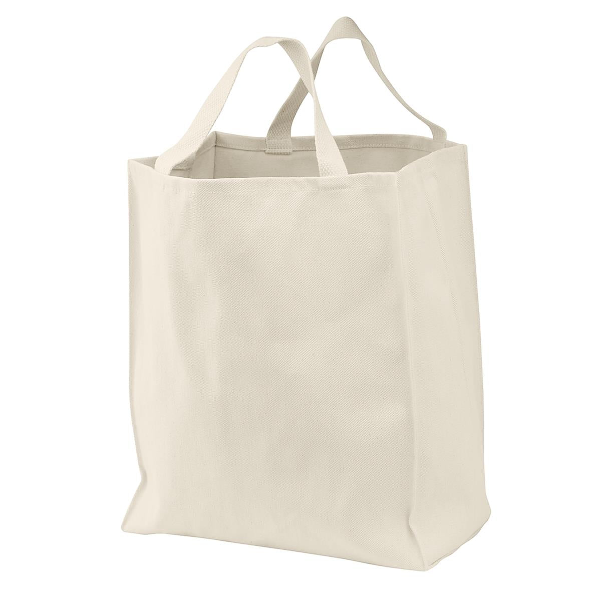 Natural Tote Bags - Port Authority - Sturdy Cotton Twill
