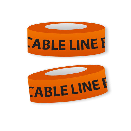 Non-Detectable Warning Tape - Presco - Highly Visible