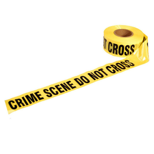 4 mil Barricade Tape - Presco - Yellow Caution Marking