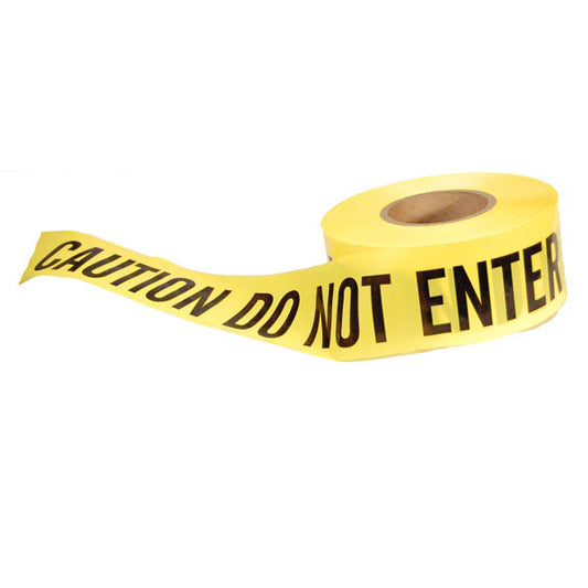 Tape Barricade - Presco - Durable Caution Message