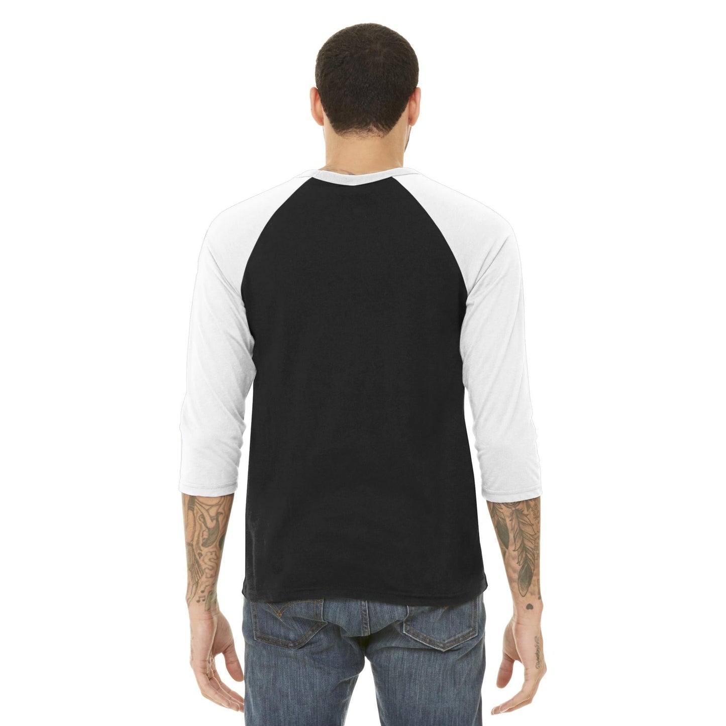 Black/Deep Heather T-Shirts - Bella + Canvas - Comfortable Tee