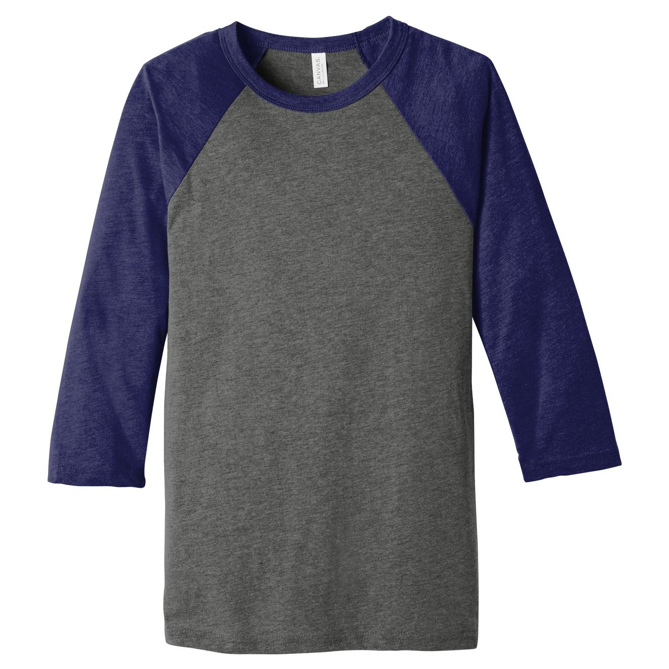 Black/Deep Heather T-Shirts - Bella + Canvas - Comfortable Tee