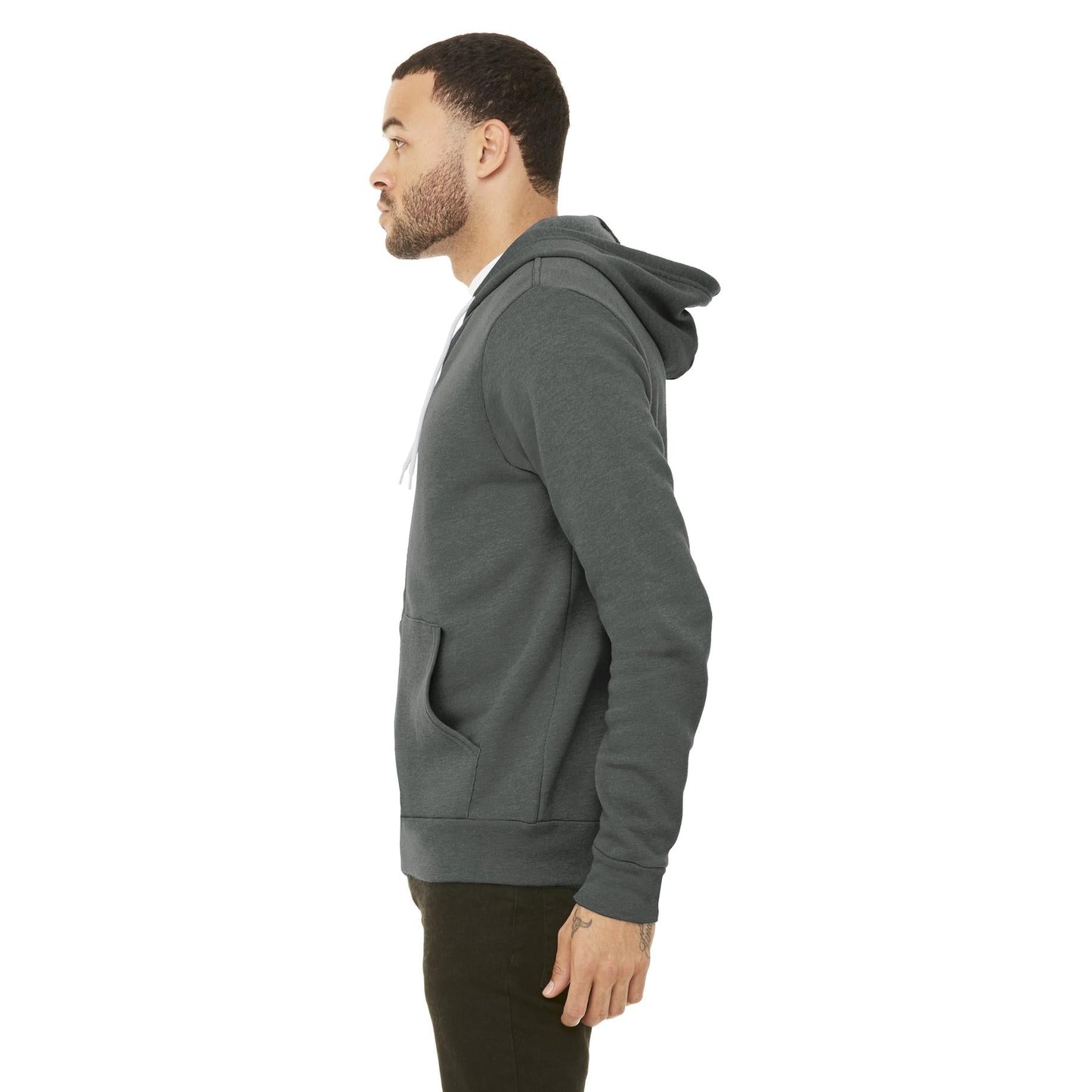 DTG Black Sweatshirts - Bella + Canvas - Cozy Fleece