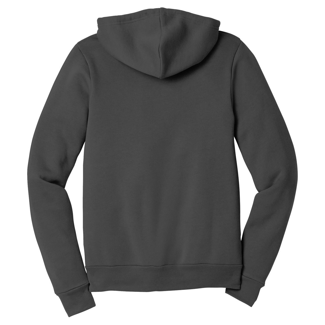 Black Heather Sweatshirt - Bella + Canvas - Full-Zip Fleece