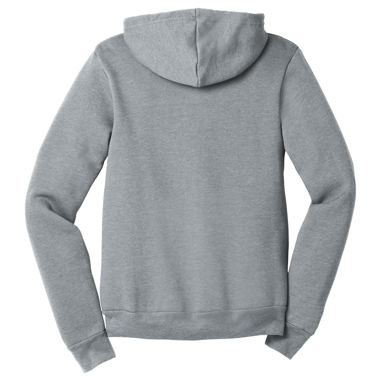 Black Heather Sweatshirt - Bella + Canvas - Full-Zip Fleece